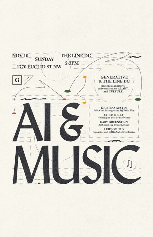 a poster to AI & Music