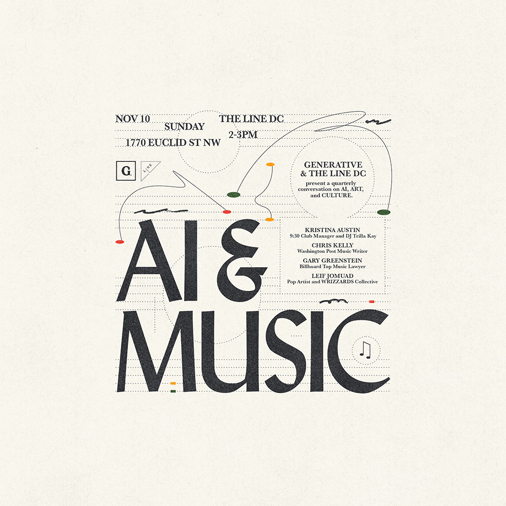 a poster to AI & Music