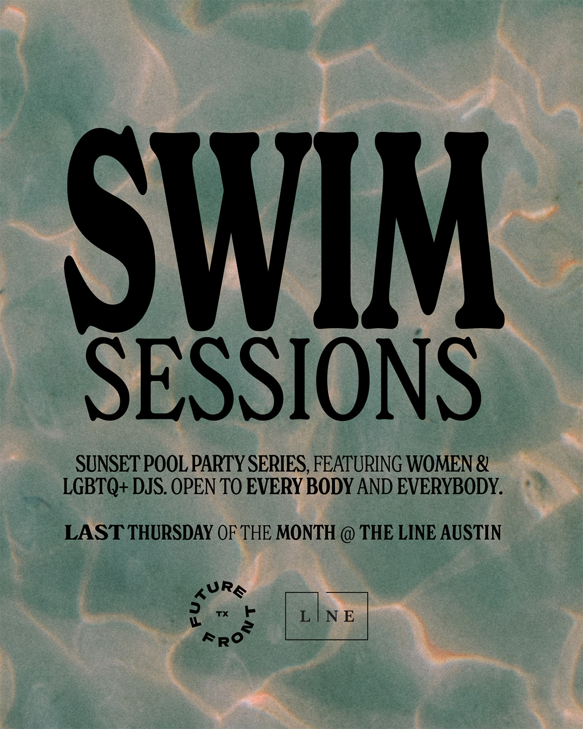 Swim Sessions flyer