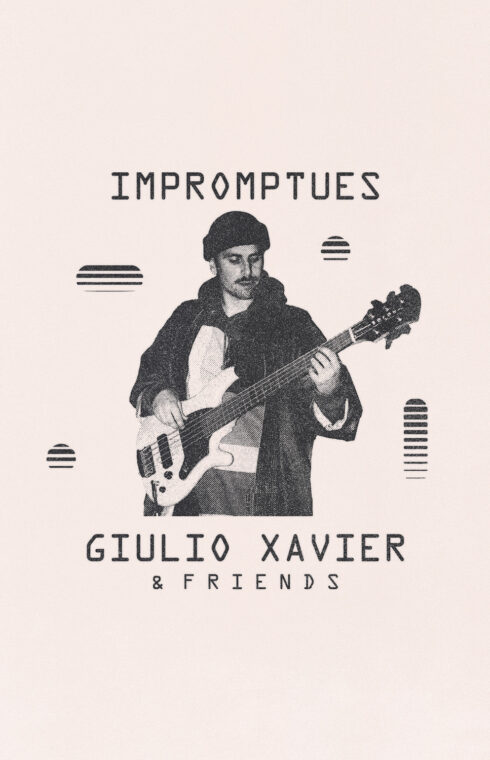 a poster to IMPROMPTUES featuring Giulio Xavier & Friends